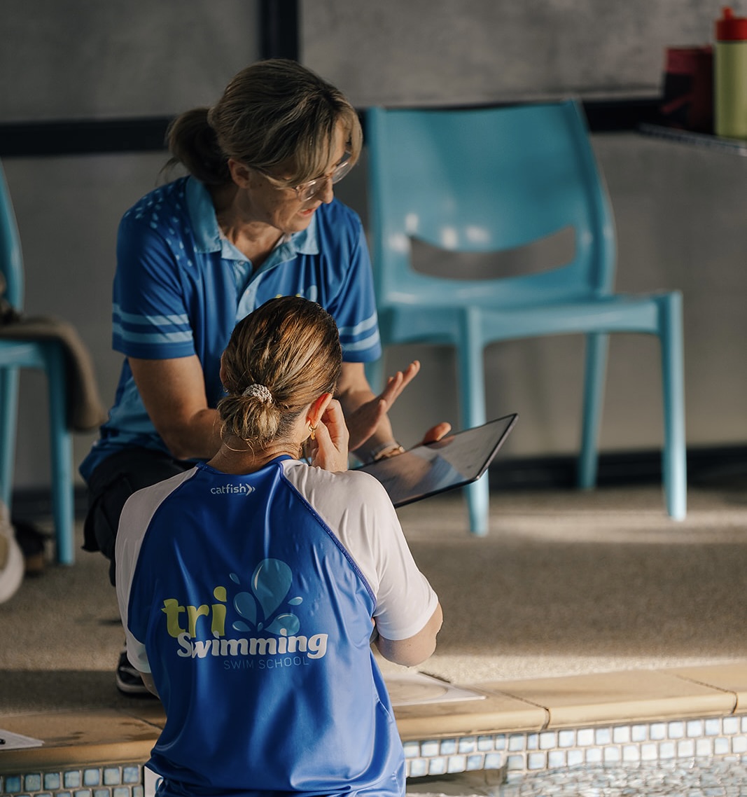 Male teacher at Tri Swimming